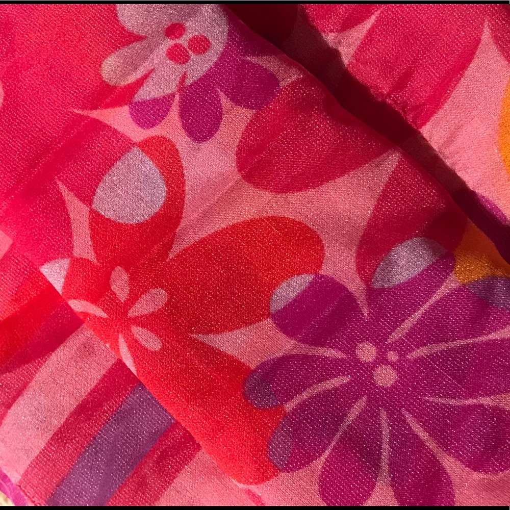 Beautiful Italian Scarf in Sheer Fabric